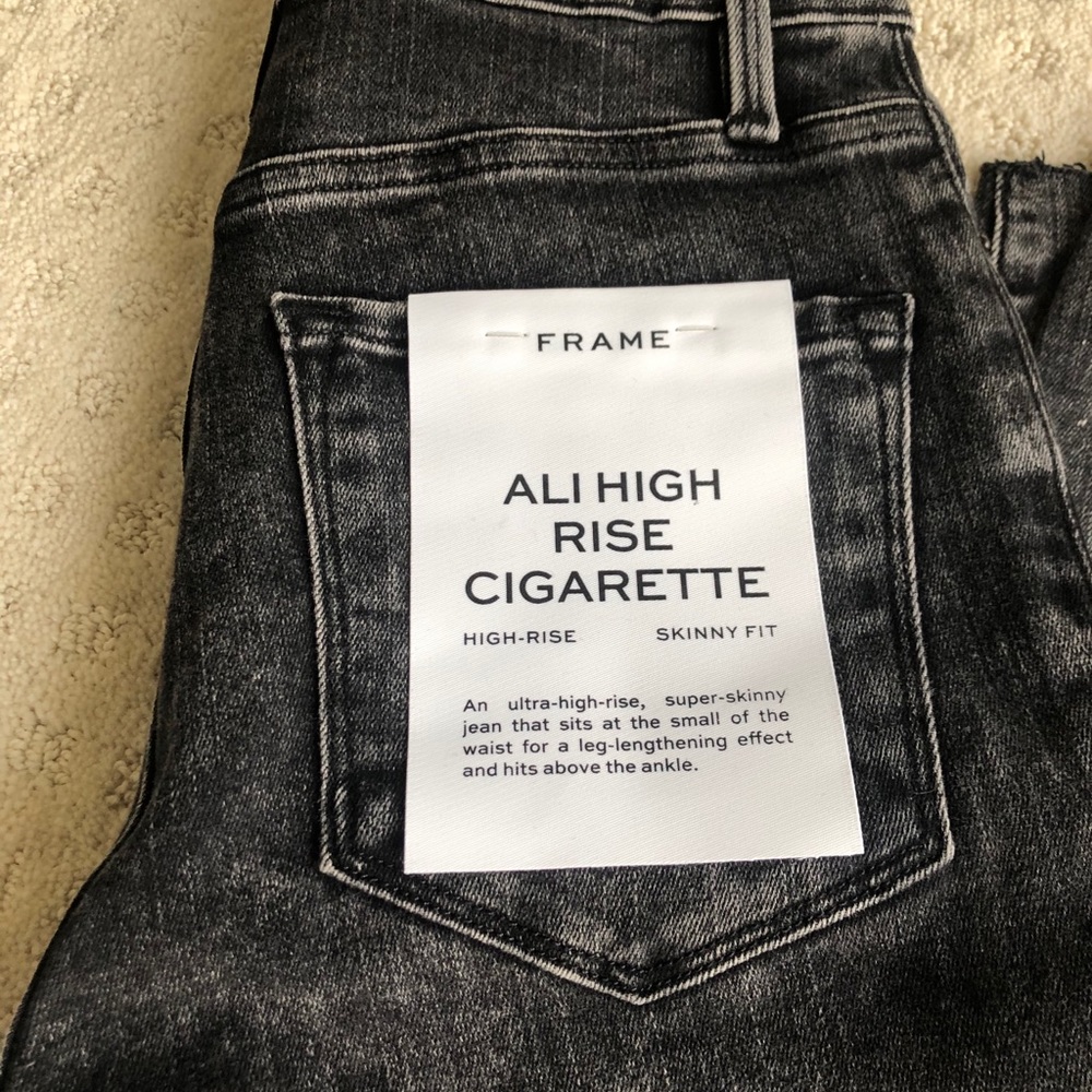 Frame Ali High Rise Cigarette Jeans - Picture 2 of 6